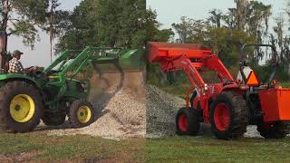 drive green: john deere 4m series vs. kubota mx compact utility tractors