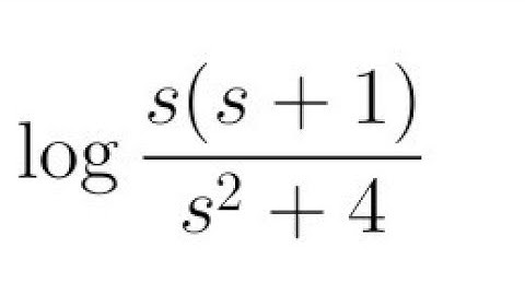 Laplace inverse of Log s(s+1)/s^2+4 very easy steps |Engineering Mathematics| #CSIR#NET#GATE#MATHS3