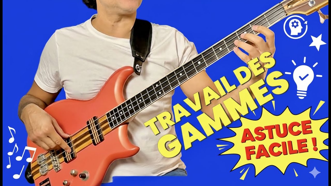 Gamme majeure à la basse: astuce simple pour la maîtriser