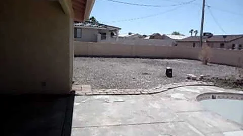 video of pool area and patio