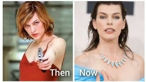 Resident Evil (2002) Movie Cast "Then & Now" Complete with Name and Birth