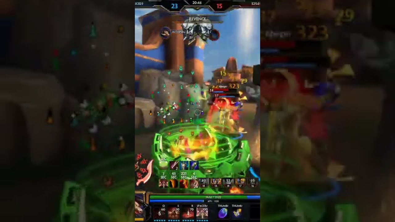Smite: GM Set quad kill #Shorts