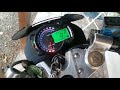 GSXF 750 de Rodrigo Rosa com painel Streetfighter SF2, configuração para usar o sensor origina dela