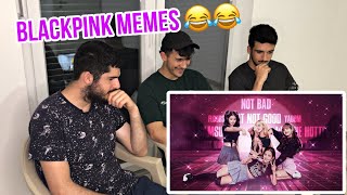 FNF Reacting to SO I CREATED A SONG OUT OF BLACKPINK MEMES