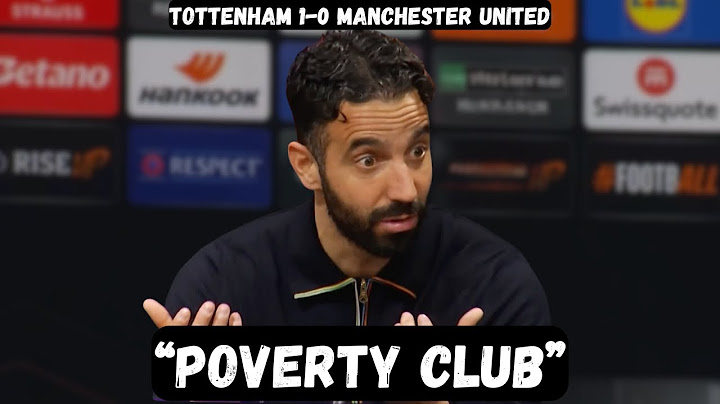 Ruben Amorim SLAMS his Players after loss - Post Match Interview - Tottenham 1-0 Manchester United
