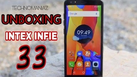 UNBOXING INTEX INFIE 33