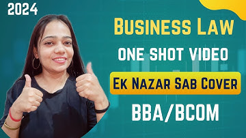 Business Law | One Shot Video | Complete Content 💯 | BBA/Bcom | #bbabcom