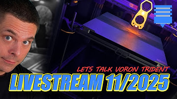 BIB Live - LIVE: Voron Trident Review After the Build — Ask Me Anything!