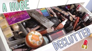 DECLUTTERING my ENTIRE makeup collection! ♡