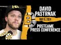Bruins david pastrnak talks fight with matthew tkachuk