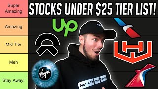 The ULTIMATE Cheap Stocks Tier List! - Stocks Under $25 Now!