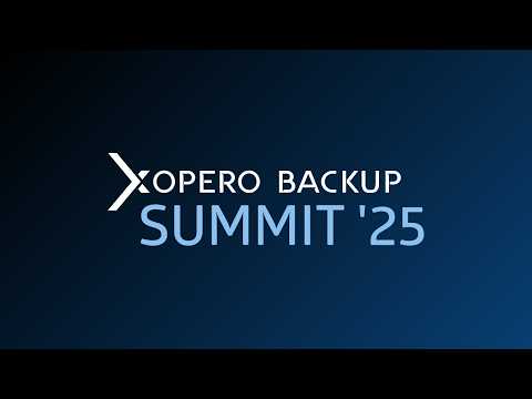 Xopero Backup Summit