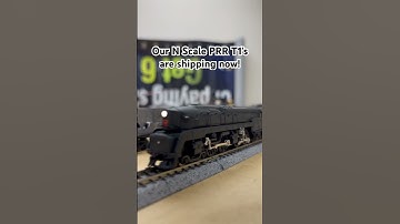 Our N Scale PRR T1’s are shipping now! #train #nscale #pennsylvaniarailroad