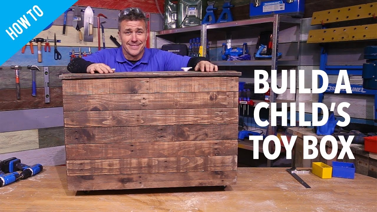 diy toy box made from pallets