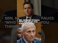 Sen. Moreno to Fauci: ‘Who the f— do you think you were?’