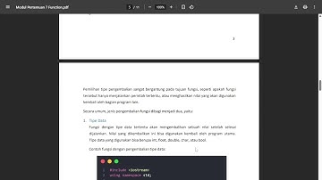 Pengenalan Pemrograman | Pertemuan 7 | Function