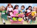 Friends with superpowers ! Play Dolls story at school