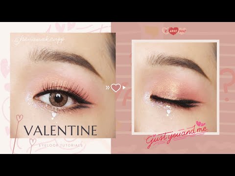 Valentine's day Pink Eyelook 💌 Trang điểm mắt ngọt ngào lấp lánh ngày Valentine 💌 Hena Makeup