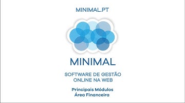 Módulos da Área Financeira- Cloud Software Altoga.com / Minimal.pt