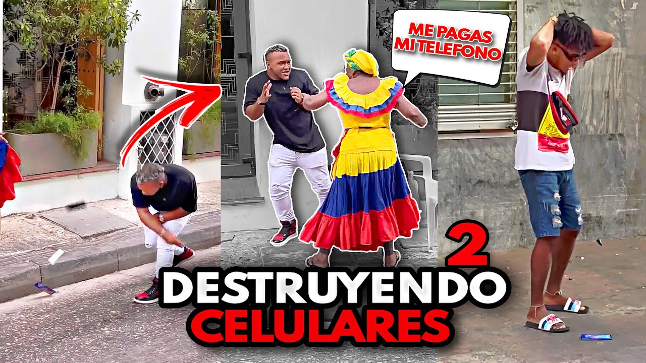 Destruyendo CELULARES Pt 2 📱😂 | Camilin TV