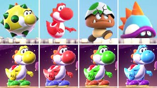 Super Mario Bros. Wonder  All Special Yoshi Transformations & Colors