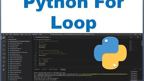 Video-18 | Python programming | Python Loops | for Loops | Python Tutorial | #DevOps #Coding