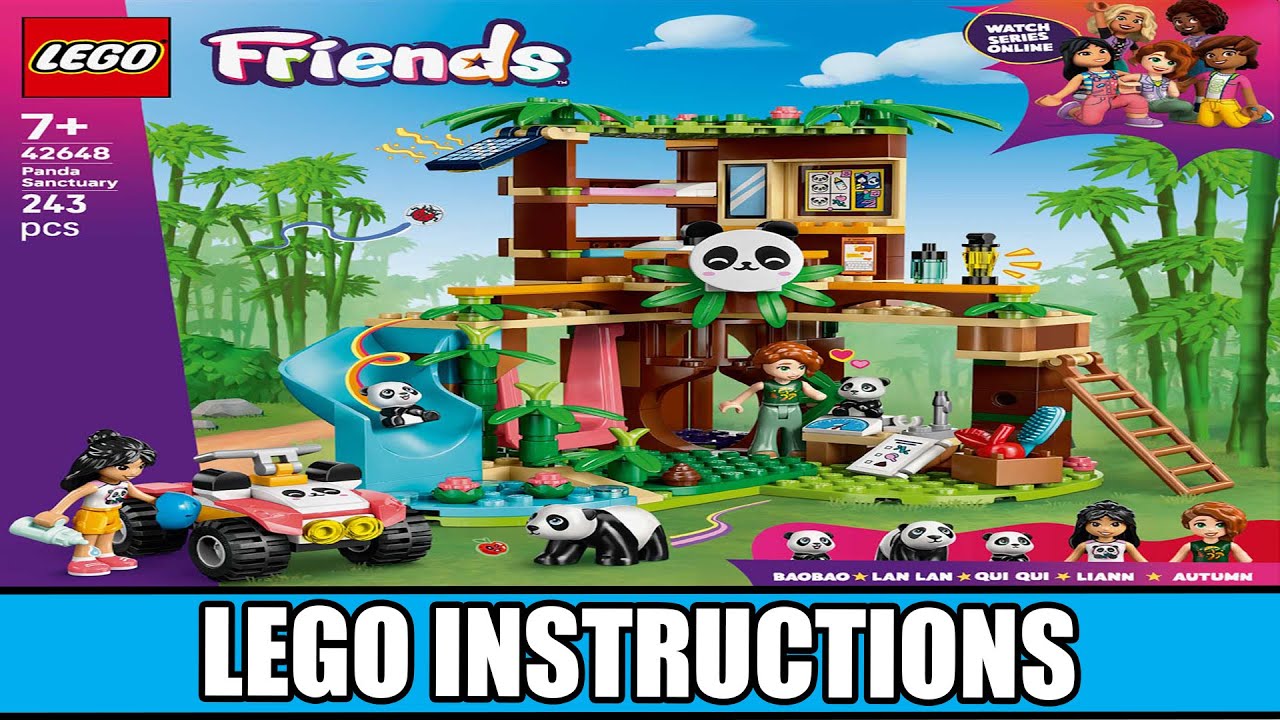 Friends - Panda Sanctuary - Vet LEGO instructions