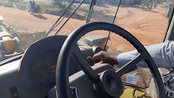HOW TO OPERATE AN SDLG WHEELLOADER 5TONE BEAST #Road Construction #practical engineering