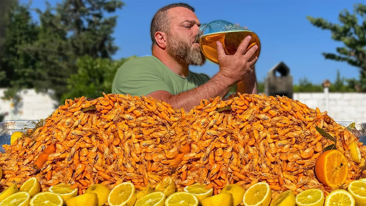 15kg Of Juicy Shrimp With Beer! 1 Hour Of The Best Recipes