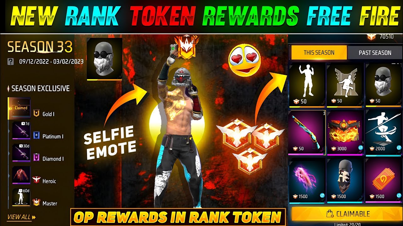 new rank token free rewards