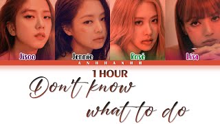 1 HOUR BLACKPINK 블랙핑크 - 'Don’t Know What To Do' Color Codeds Han/Rom/Eng