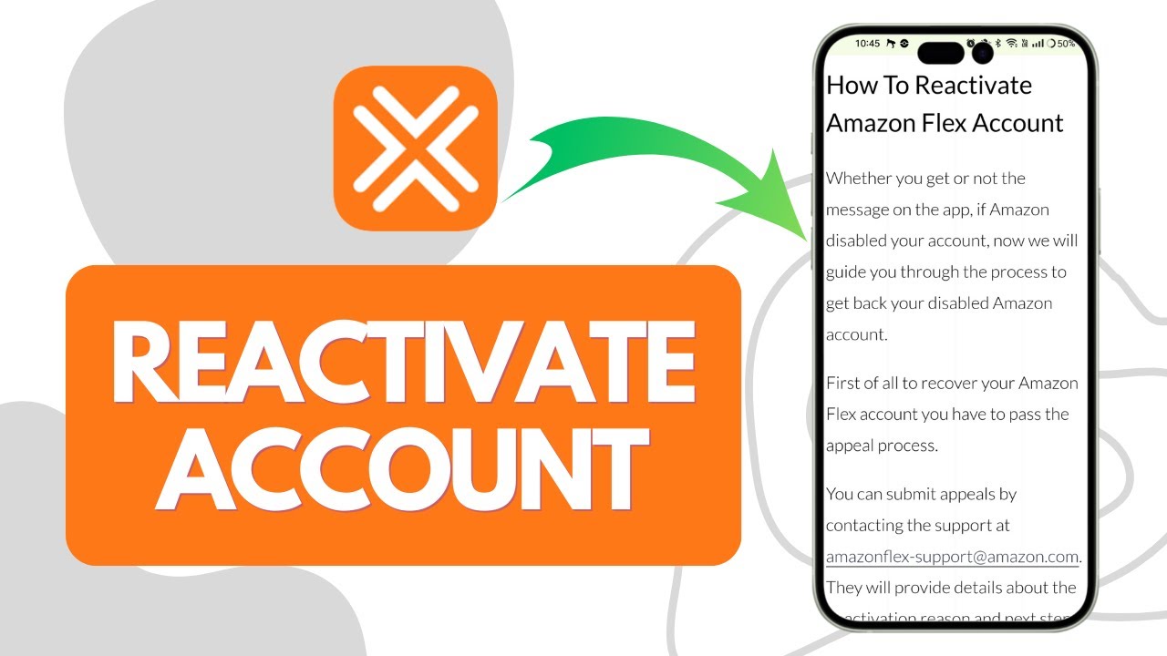 How To Reactivate Amazon Flex Account Step By Step YouTube How To Reactivate Amazon Flex Account Step By Step YouTube