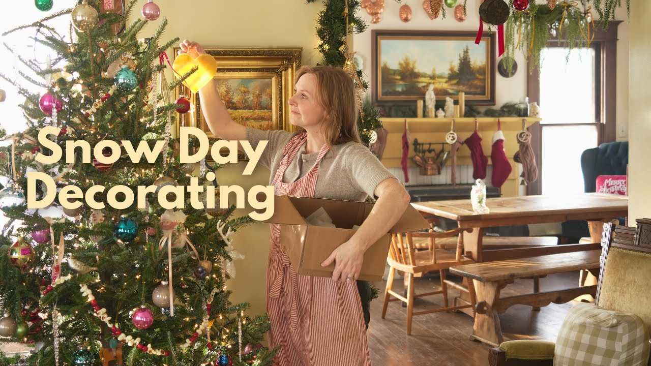 The First Snow Fell… and I Turned Our Home Into Christmas - YouTube