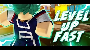 How to level up from 1 - 1000 fast! LEVELING GUIDE | Boku no roblox Remastered