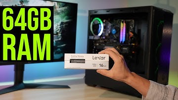 64GB RAM Gaming PC Upgrade (Lexar DDR4 3200)
