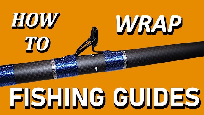 Tying a fishing rod guide with a simple spiral inlay 