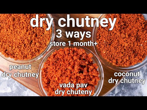 3 simple dry chutney recipes for snacks & chaat