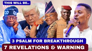 URGENT: Pray For Gov Adeleke, Flood In UK, Burkina Faso, 2026 Prophecy 