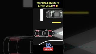 Why These Headlights Move While Driving 💀? #cars #automobile