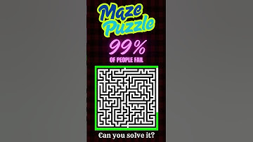 Maze Puzzle That 99%% Fail 😵 | Can YOU Beat It? #Day61
