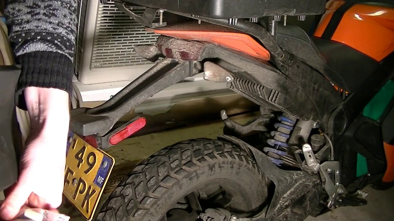 How to install the Zero rain guard on your motorcycle YouTube