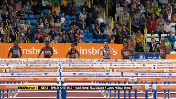Dawn Harper Nelson win's Women's 100m Hurdles 2014...