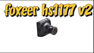 📹 Курсовая FPV камера Foxeer HS1177 V2 600TVL 📹