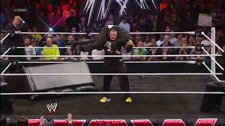 Brock Lesnar F5 The Miz 2\/4\/2013