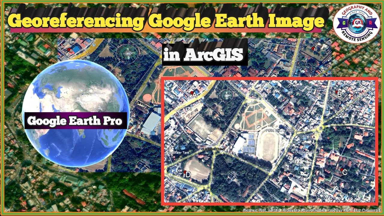 How to Download Google Earth Image & Georeference in ArcGIS | Step by ...