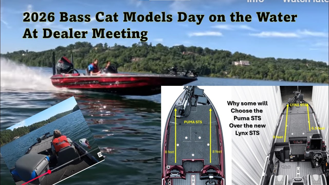 On The Water with the Bass Cat 2026 Model Lineup at Bass Cat Dealer Meeting