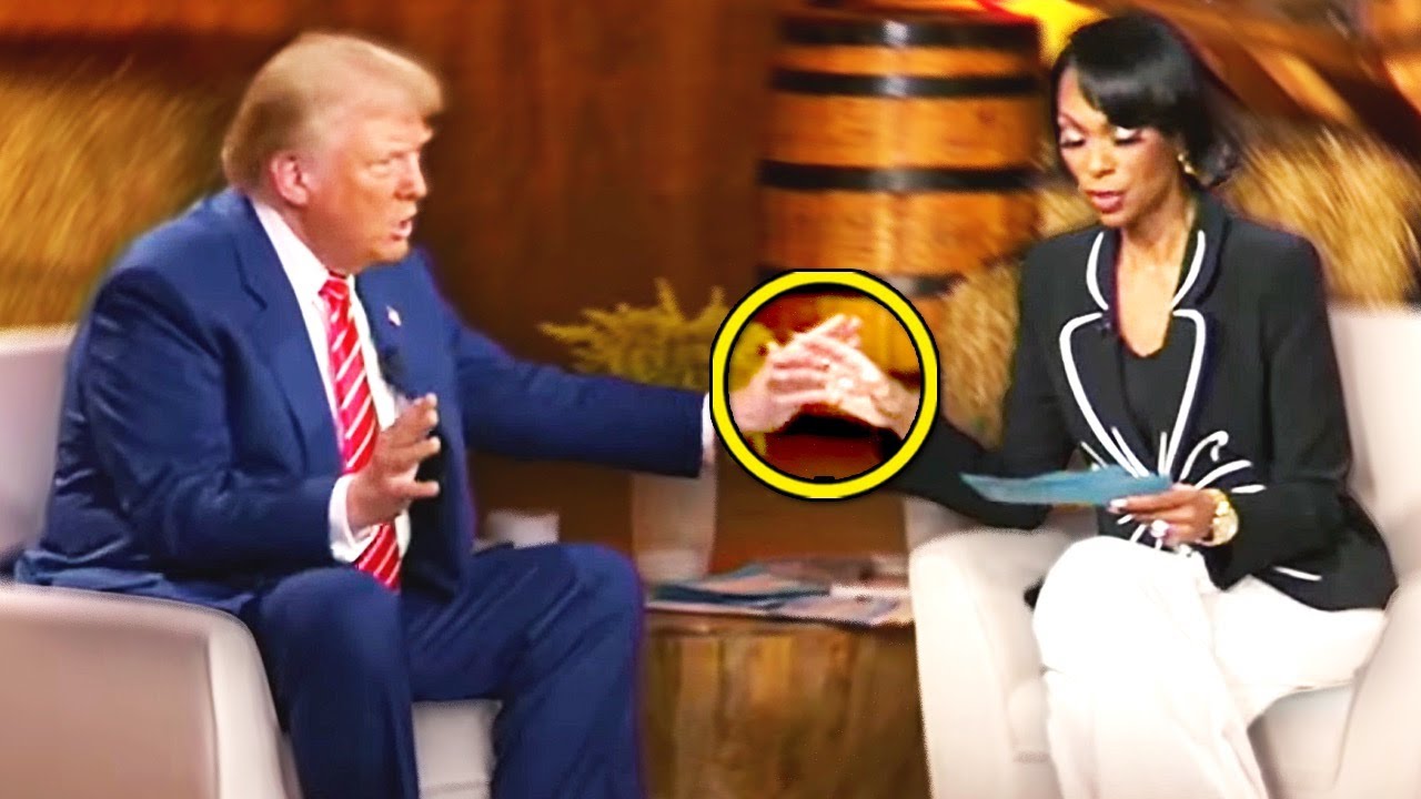 Trump GRABS AT HOST as She TRIES TO STOP HIM at DISASTER Town Hall!