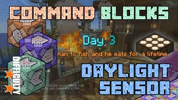 How to use the daylight sensor with setblock - Minecraft Command Blocks Guide
