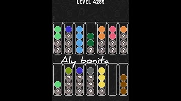 ball sort puzzle level 4289