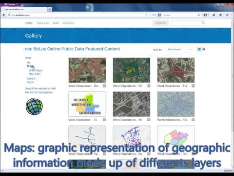 How-to Search data in ArcGIS Online - the Gallery